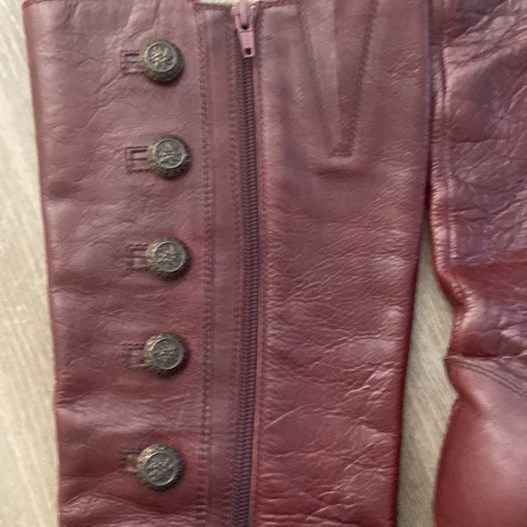 Miz Mooz Henley burgundy leather boots - Picture 9 of 16